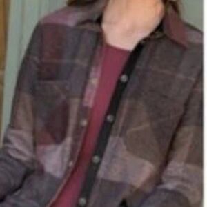 SOFT SURROUNDINGS ShirT DressTunic Plaid bonfire shirts NWT SZ XS